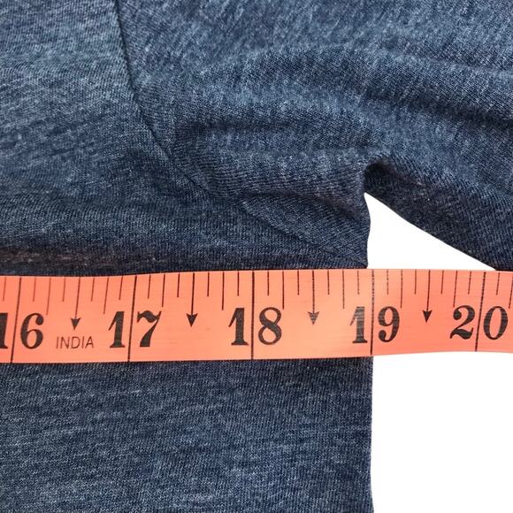 THE NORTH FACE Half Dome Logo Tri-Blend Tee Men M Navy Classic Outdoor Everyday - Picture 7 of 8